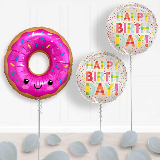 Giant Donut Balloon Package Delivered