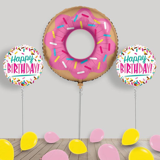 Donut Balloon Display in a Box Gift