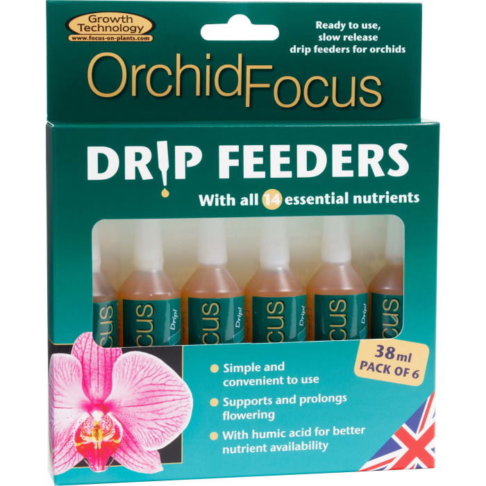 Orchid Focus Drip Feeders 38ml Pack of 6