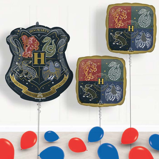 Harry Potter Hogwarts Crest Balloon Package Delivered