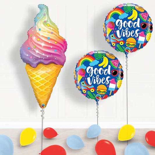 Ice Cream Summer Balloon Display Delivered