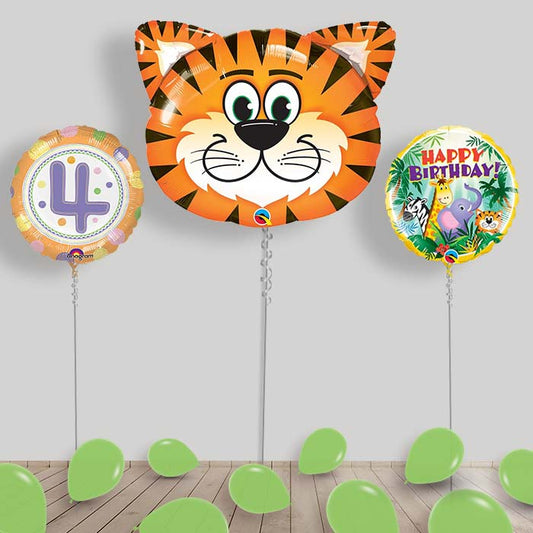 Jungle & Safari Balloon Package Inflated Helium Balloons Delivered