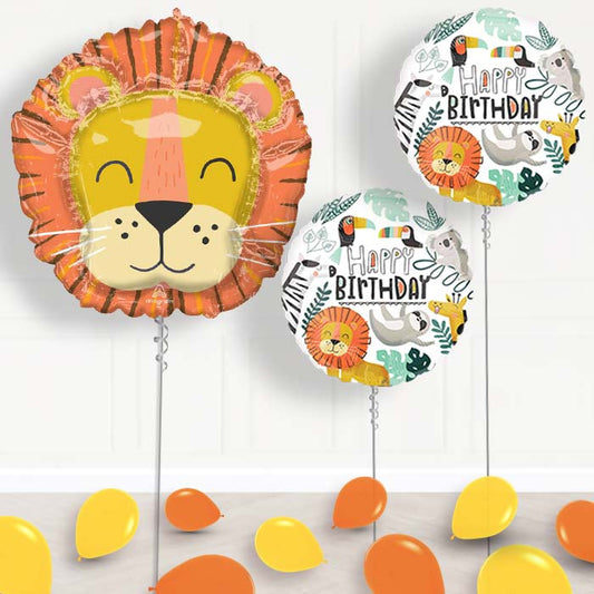 Get Wild Lion Head Balloon Package Delivered