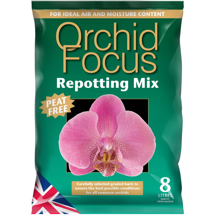 Orchid Focus Repotting Mix 8L Peat Free