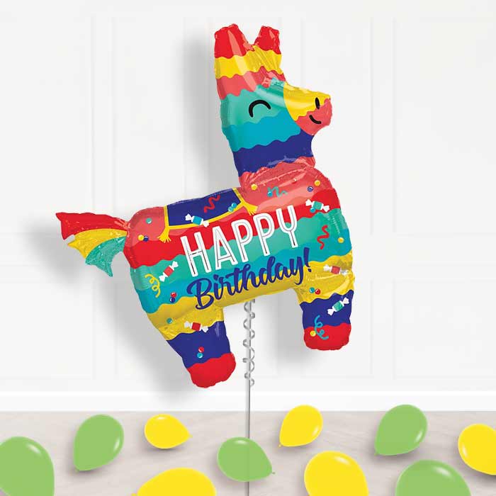 Fiesta Balloons in a Box Package - Supershape Balloon | Small Indoor Plants