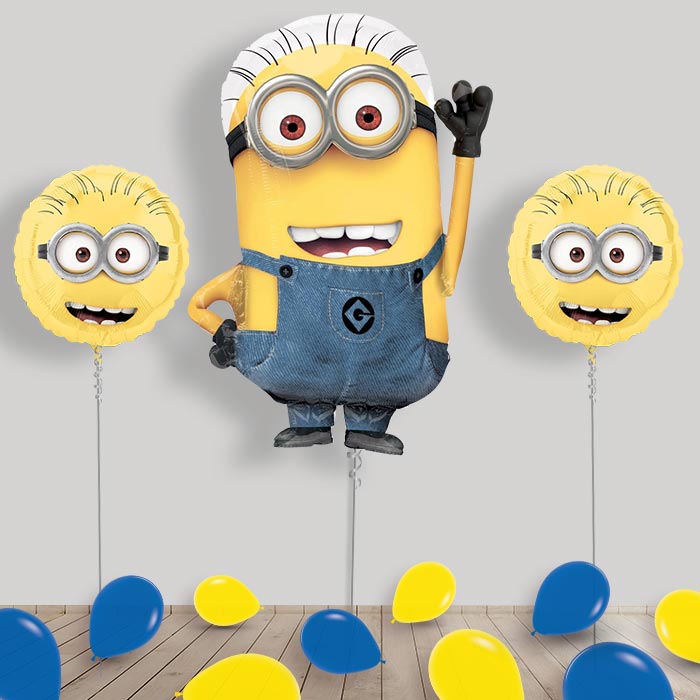 Minion Balloon Display in a Box - Package | Small Indoor Plants