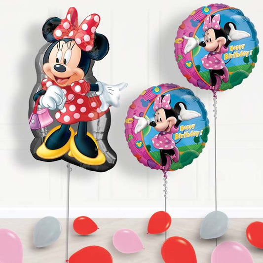 Minnie Mouse Birthday Balloon Display in a Box