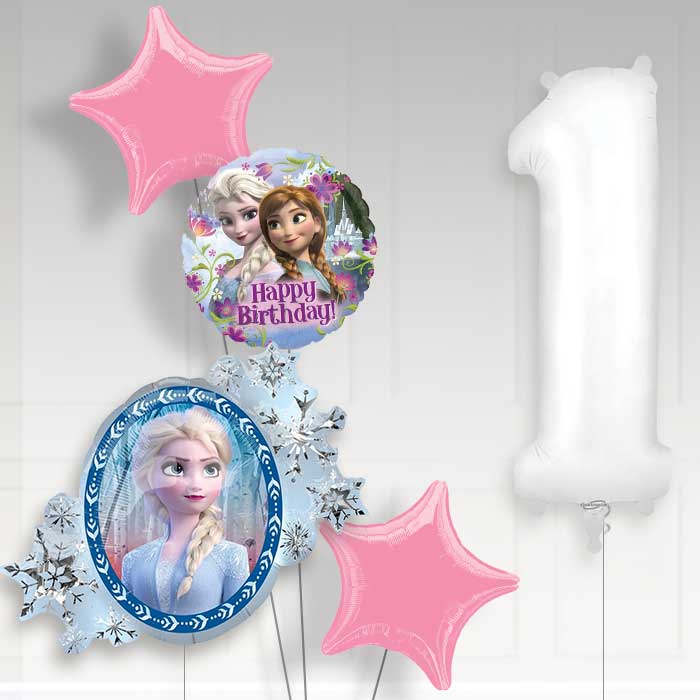 Frozen Helium Balloon Package 1st Birthday