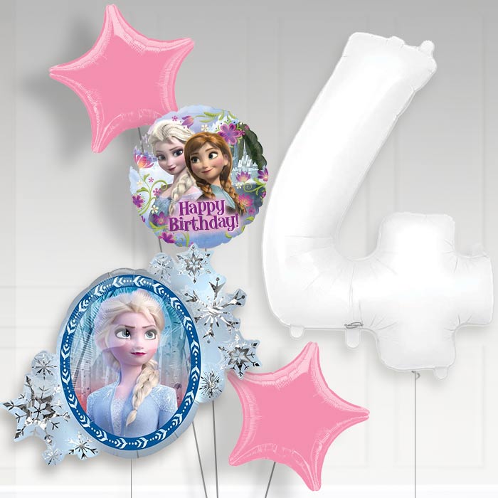 Frozen Helium Balloon Package 4th Birthday