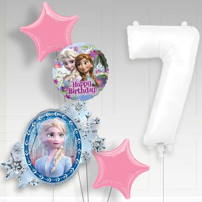 Frozen Helium Balloon Package 7th Birthday