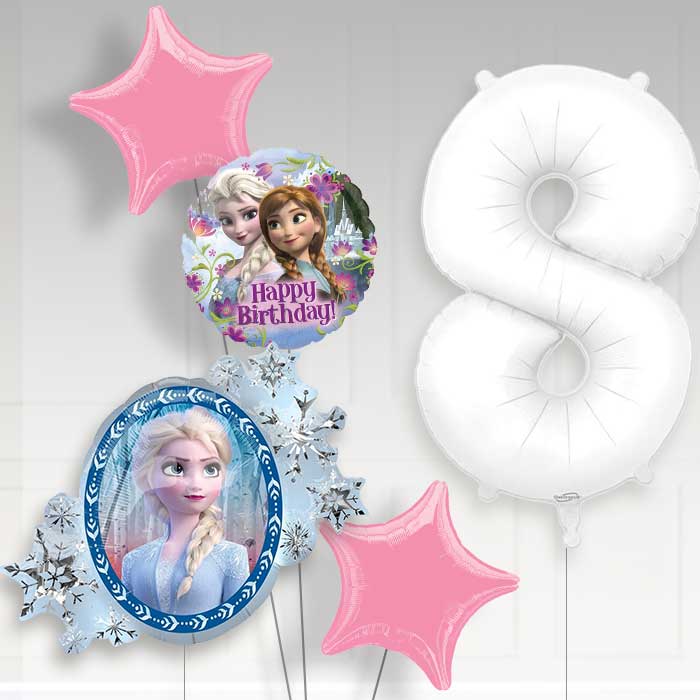 Frozen Helium Balloon Package 8th Birthday