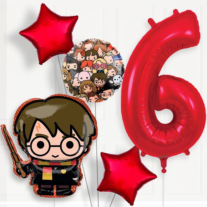 Harry Potter Helium Balloon Package 6th Birthday