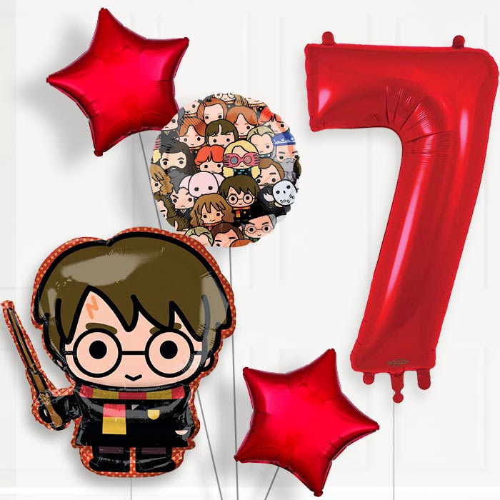 Harry Potter Helium Balloon Package 7th Birthday