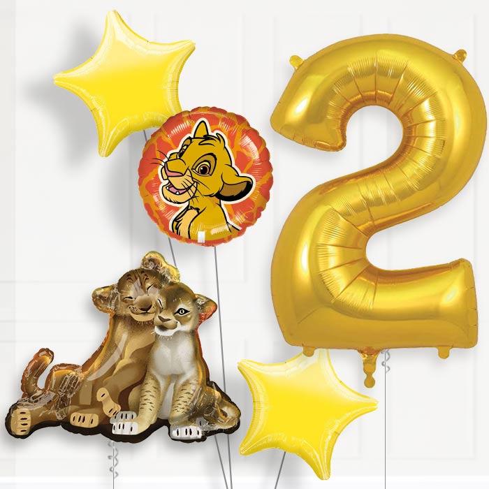 The Lion King Helium Balloon Package 2nd Birthday