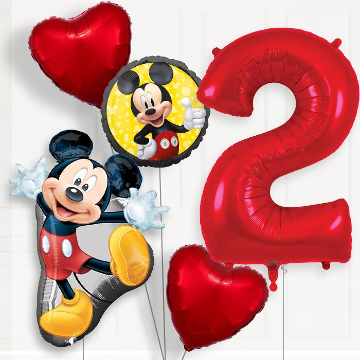 Mickey Mouse Helium Balloon Package 2nd Birthday