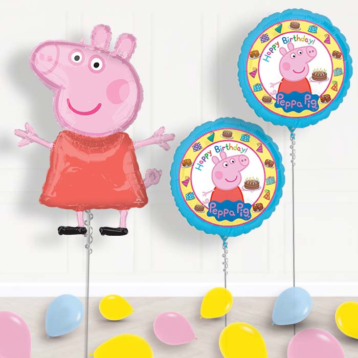 Peppa Pig Balloon Display in a Box Gift