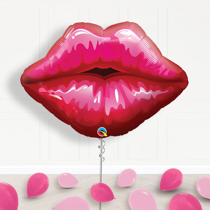 Lip Balloons in a Box Package - Supershape Balloon | Small Indoor Plants