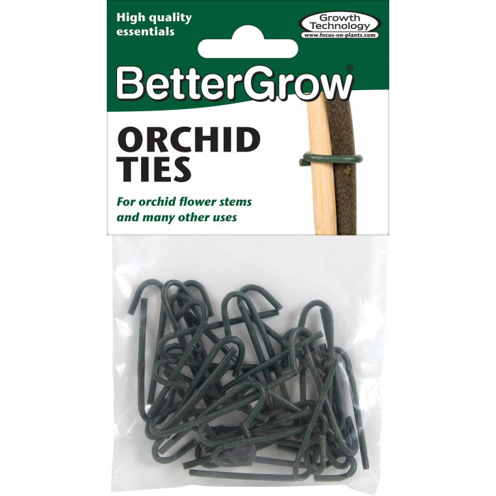 BetterGrow Green Orchid Plant Ties Pack of 40