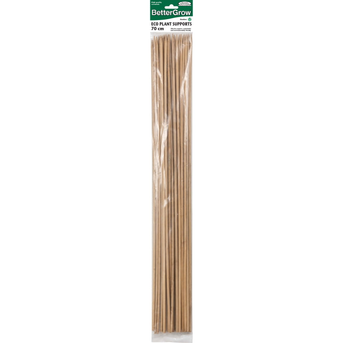 BetterGrow Eco Plant Support Sticks 70 cm x 20