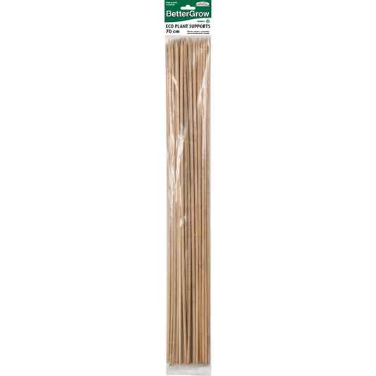 BetterGrow Eco Plant Support Sticks 70 cm x 20