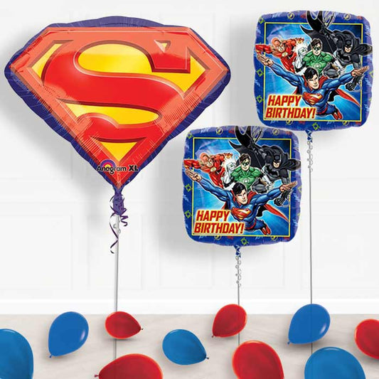 Superman Helium Balloon Display in a Box Gift