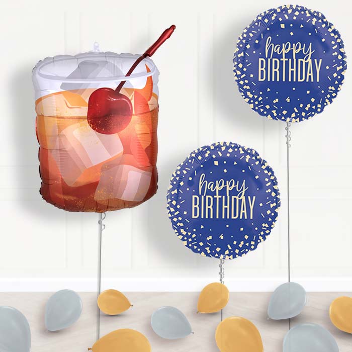 Whiskey Balloon Package Delivered (Birthday)