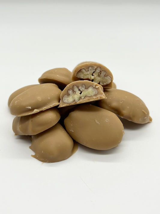 Pecan Nuts in Blond Chocolate - Artisan Chocolate Gift