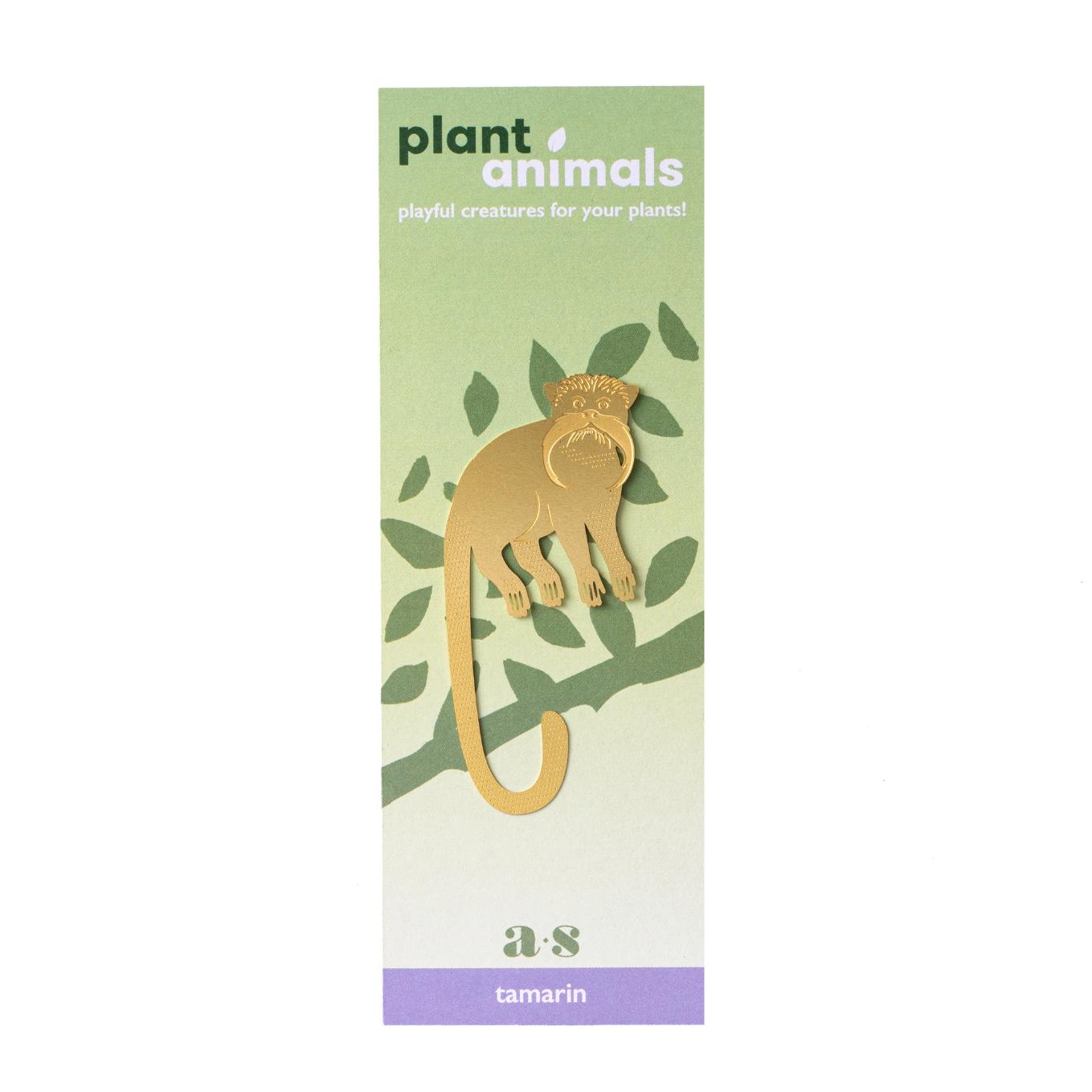 Plant Animal Tamarin Houseplant Hanging Decoration