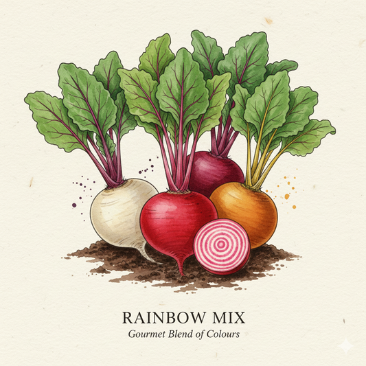 Rainbow Mixed Beetroot Seeds - A Colorful and Tasty Harvest Experience