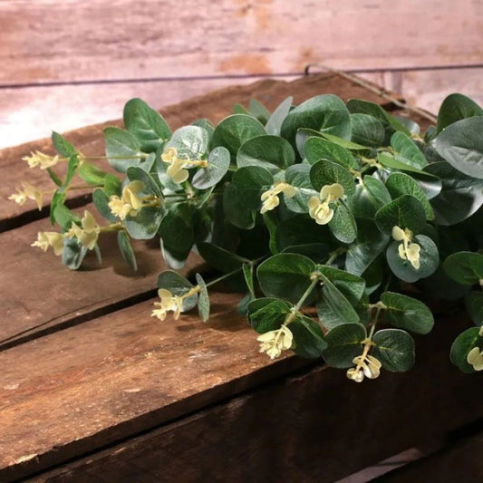 Green Artificial Eucalyptus Bush on a wedding table