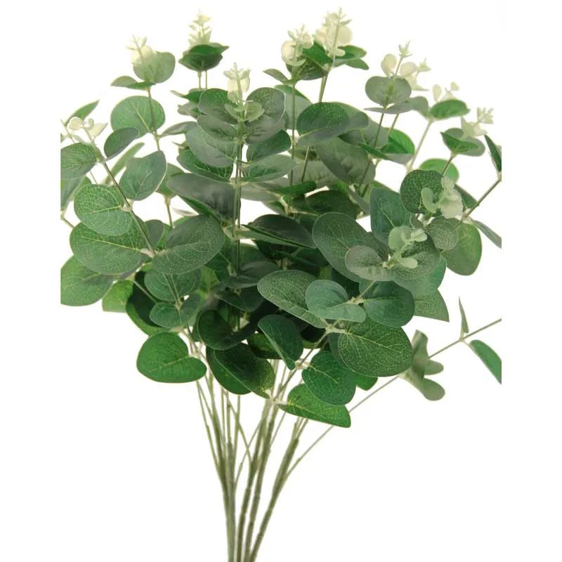 Green Artificial Eucalyptus Bush leaves