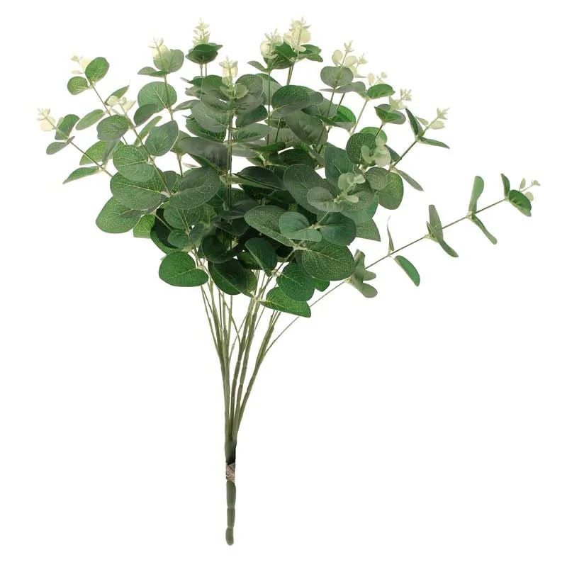 Green Artificial Eucalyptus Bush 52cm