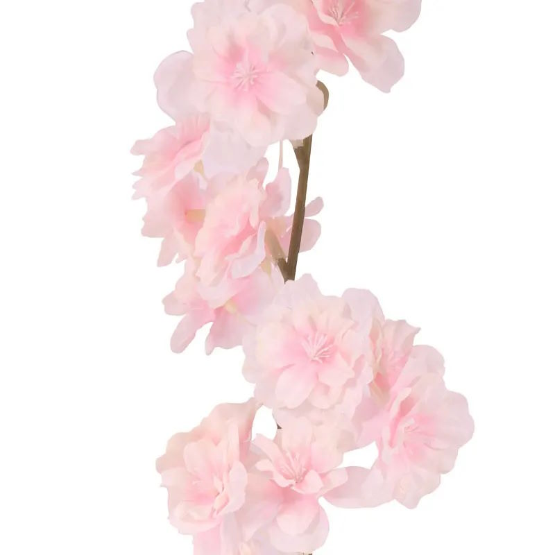 Pink Artificial Cherry Blossom Garland close up