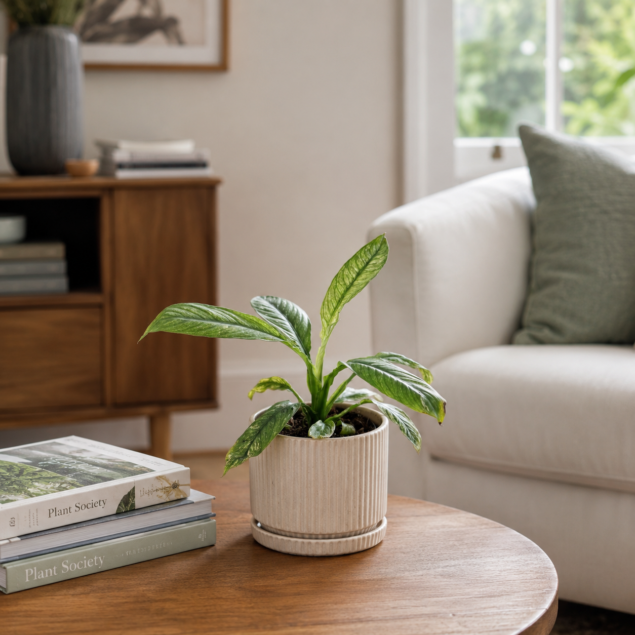 RARE Spathiphyllum Sensation Variegated Houseplant