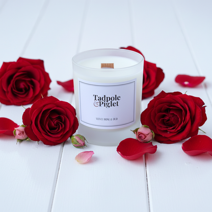 Velvet Rose & Oud Scented Candle