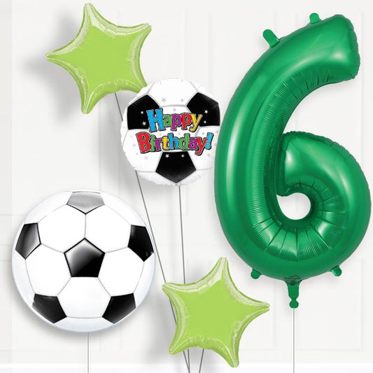 Football Birthday Balloon Package Choose Your Number