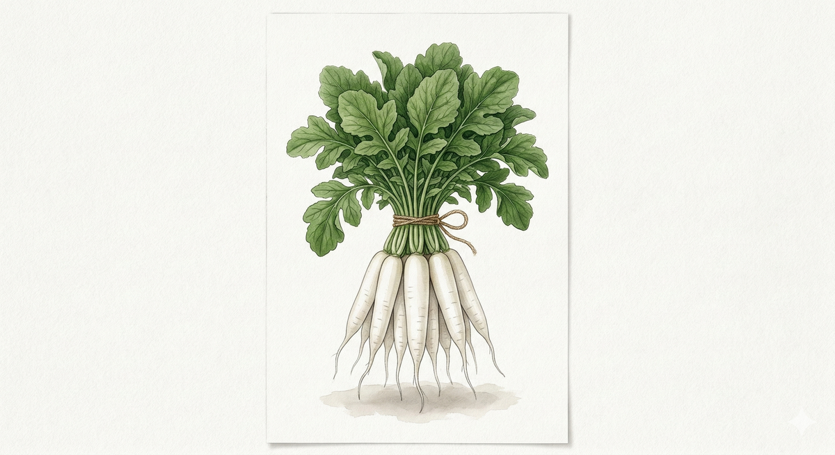 White Icicle Radish Seeds – Elevate Your Summer Garden with Crunchy Flavor