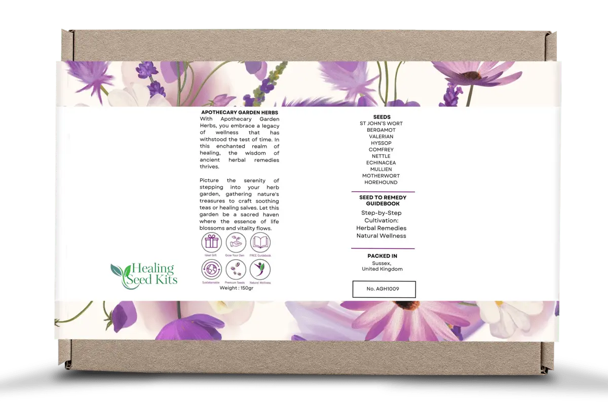 Apothecary Garden Seed Kit – 10 Traditional Herb & Tea Seeds | Grow Your Own Herbal Heritage