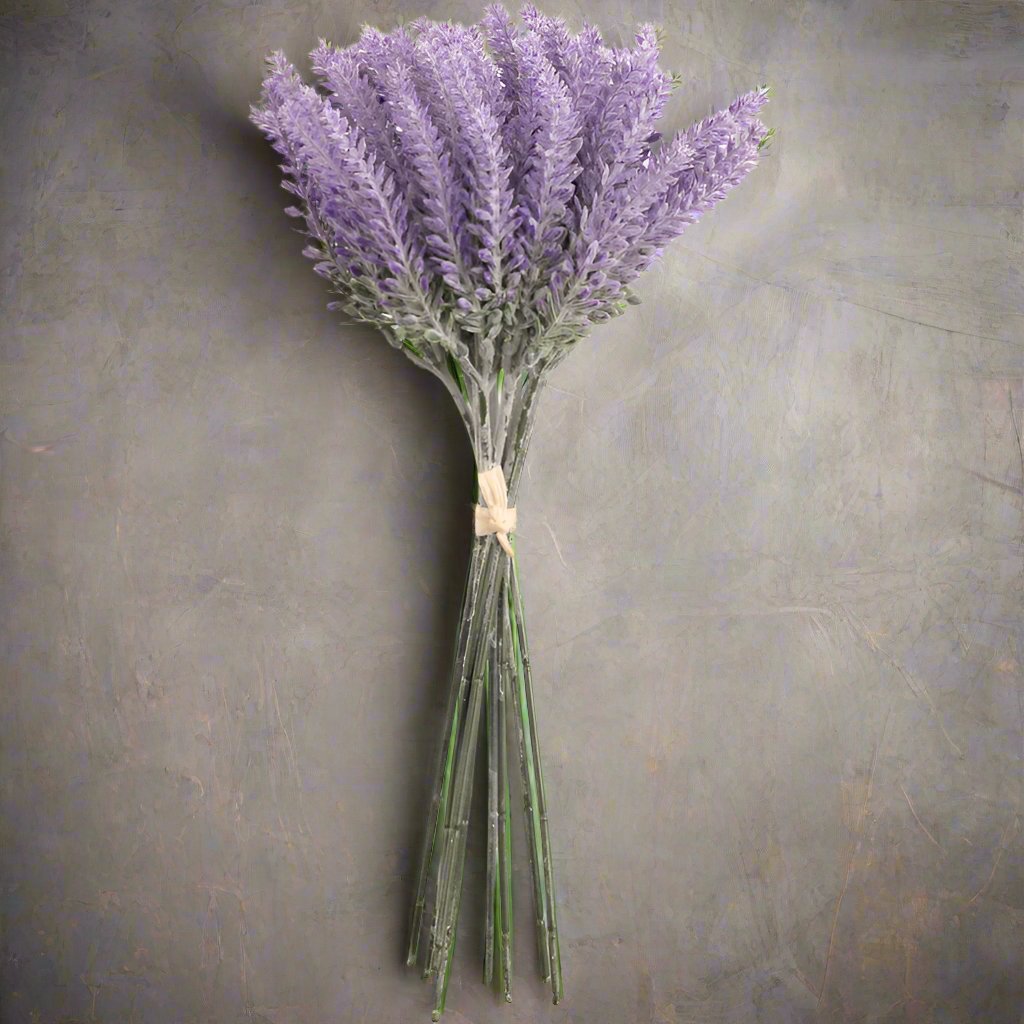 bunch of artificial lavender