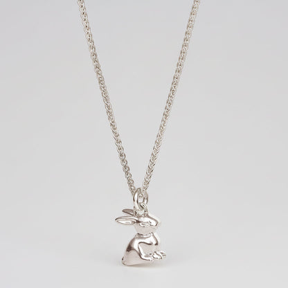 Bunny Rabbit Silver Charm