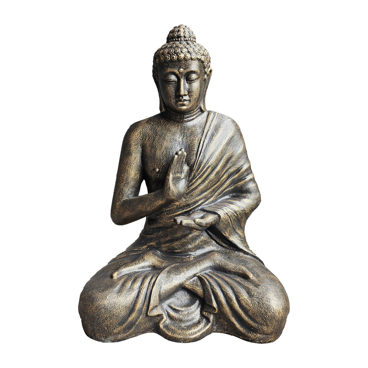 Hand Carved Buddha Statue - 40cm Welcome