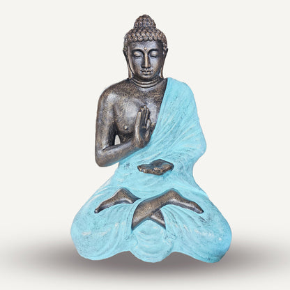 Hand Carved Buddha Statue - 40cm Welcome