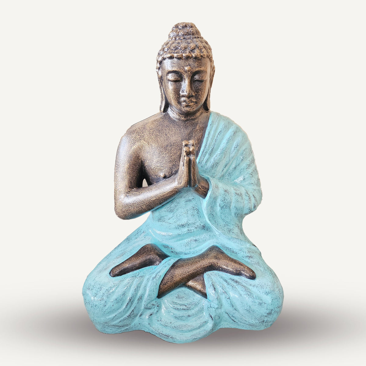 Hand Carved Buddha Statue - 40cm Welcome