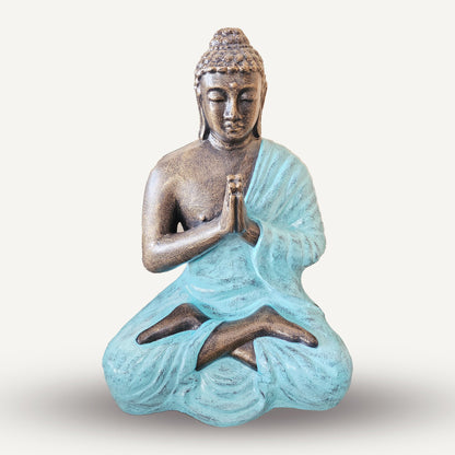 Hand Carved Buddha Statue - 40cm Welcome