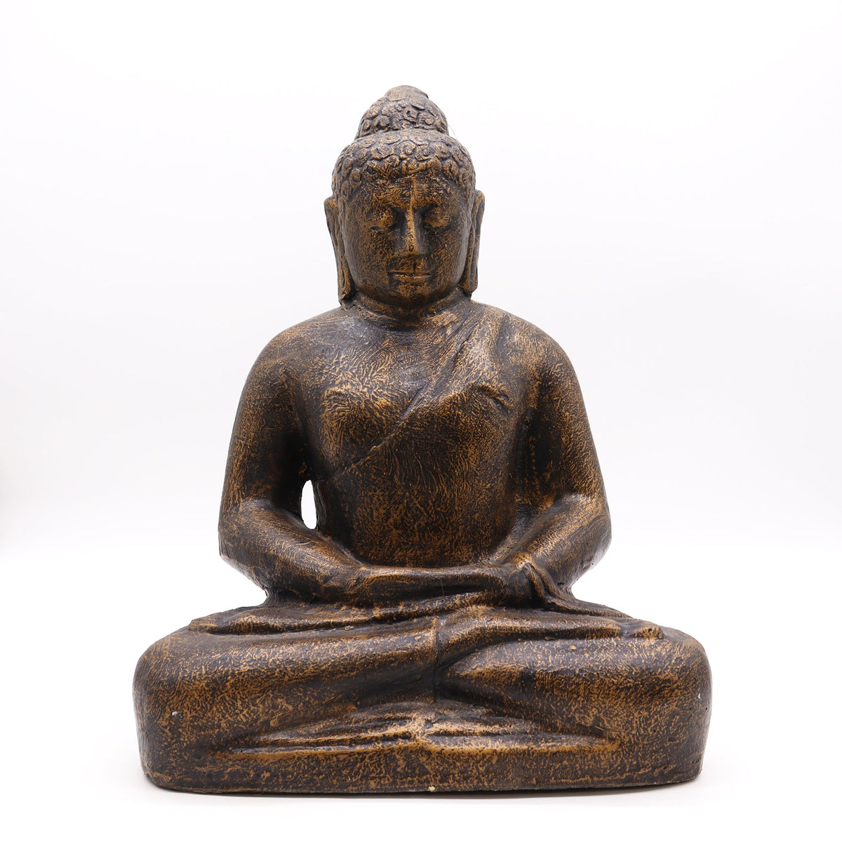 Hand Carved Buddha Statue - 40cm Welcome