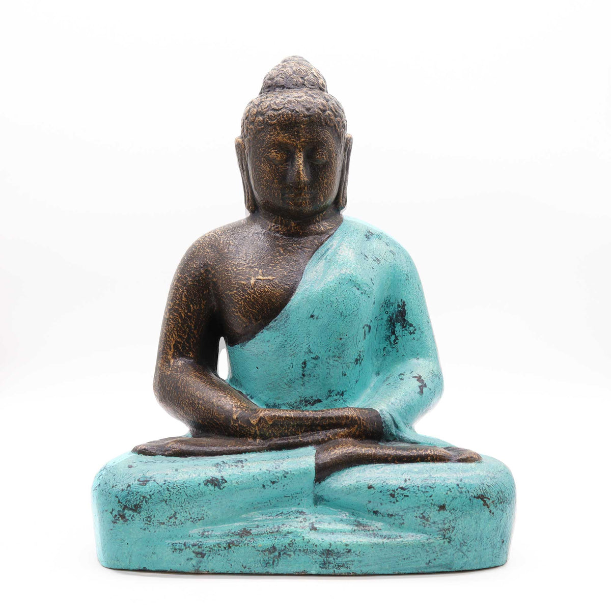 Hand Carved Buddha Statue - 40cm Welcome