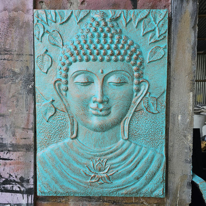 Hand Carved Buddha Statue - 40cm Welcome