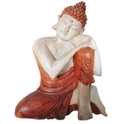 Hand Carved Buddha Statue - 40cm Welcome