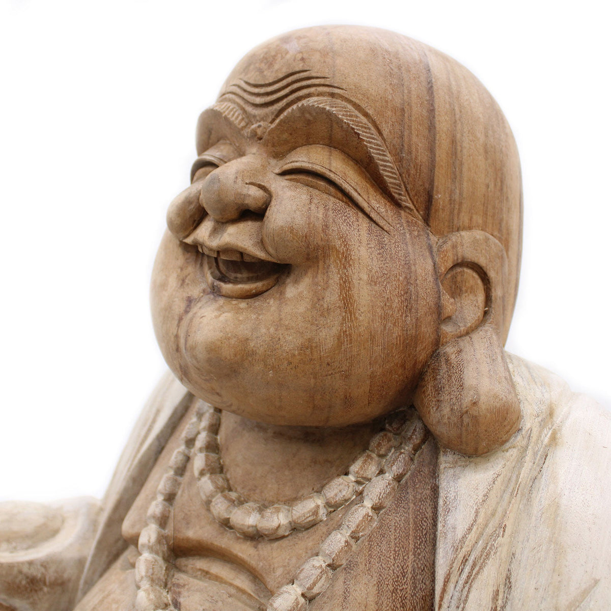 Hand Carved Buddha Statue - 40cm Welcome