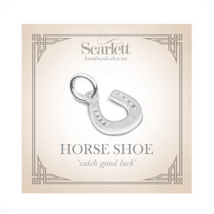 Horse Shoe Silver Charm Bracelet